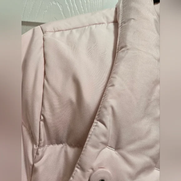 JJill Down-filled quilted pale pink puffer jacket Size Large - Picture 10 of 16